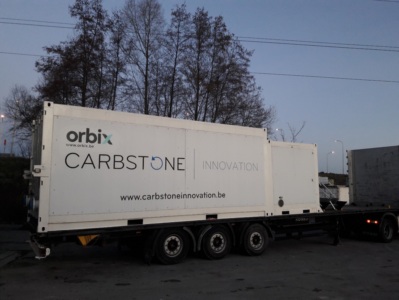 Mobile carbonation chamber developed by ORBIX