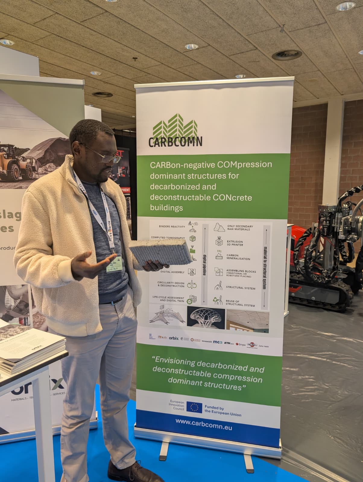 CARBCOMN at Concrete Day 2025 in Leuven, Belgium